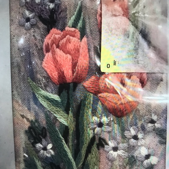 Sunset Gallery Crewel 16017 Tulip Time Kit New 5 x 7 " - Picture 6 of 6